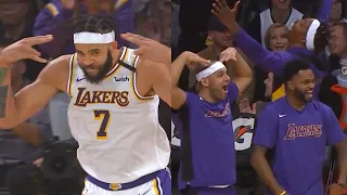 JaVale McGee hitting 3-point buzzer beaters! LA Lakers vs Pistons