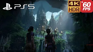 Uncharted Chloe And Nadine Find The Hidden City Of Belur Cinematcic Gameplay PS5 60FPS 4K HDR