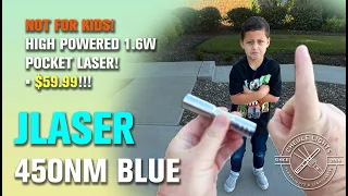 JLasers (TINY!) 450nm Blue 14500 pocket laser!