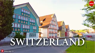 🏠🛖🌷🌺💖 The Most Beautifully Decorated Swiss Appenzeller Houses with a Romantic Touch 4K | #swiss