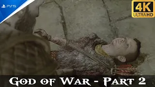 God of War Gameplay Walkthrough Part 2 [4K 60FPS PS5] - No Commentary