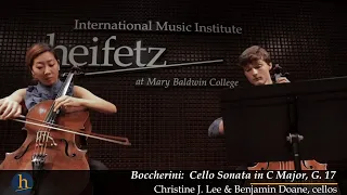 Boccherini: Cello Sonata in C major, G. 17: I. | Christine J. Lee & Benjamin Doane, cellos