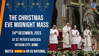 LIVE - The Midnight Mass At St. Peter's Basilica