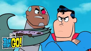 MASH-UP: Superman vs Doomsday 🦸‍♂️  | Teen Titans GO! | Cartoon Network