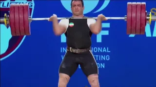 Sohrab Moradi Senior World Record Clean and Jerk 233 kg (514 lb) - 94 kg Weight Class (2017 WWC)