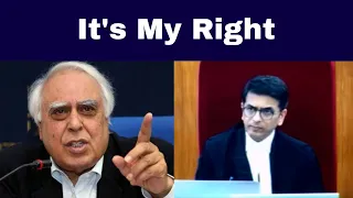 Kapil Sibal to Supreme court, DY Chandrachud