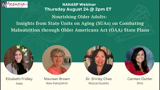 Nourishing Older Adults: Insights from SUAs on Combating Malnutrition through OAA State Plans