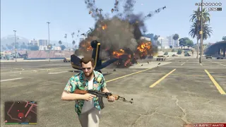 GTA 5 - Michael's Cartel Deal Shootout | SIX STAR ESCAPE