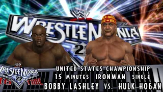 Bobby Lashley vs Hulk Hogan | Ironman Title Match | Smackdown vs Raw 2007 | Xenia Canary