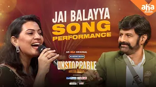 Jai Balayya song | Akhanda team | Unstoppable with NBK | Boyapati Sreenu | Thaman | Pragya Jaiswal |