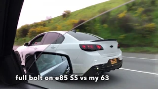 CTS V vs procharged ss vs 750whp+ bmw & c63 vs ss