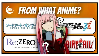 Guess The Anime By A Single Character | Anime Matching Quiz #2