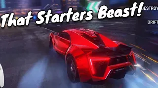 That Starters Beast! | Asphalt 9 5* Golden W Motors Lykan Hypersport Multiplayer