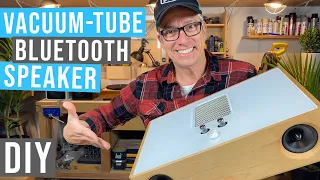 Bluetooth Speaker | DIY Mini Vacuum-Tube Hardwood Bluetooth Speaker | 4 inch full range 3/4 Tweeter