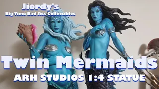 ARH Studios Twin Mermaids Statue Exclusive 1/4 Scale ARH ComiX Daughters of Poseidon Marysha Sharlyn
