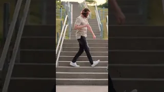 You have to try this crazy stair shuffle!