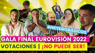 Eurovision 2022 | Reacción Gran Final | SloMo - Chanel, Votaciones, Ucrania gana. #Heterobasicos