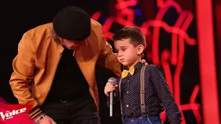 Aleksandër Gjoka këndon për Samuelin! | The Blind Auditions | The Voice Kids Albania 2018