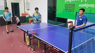 Forehand flick ( Sak ) Coaching by Phannith ( Cambodia Table Tennis Today )