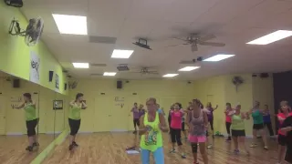 Zumba Warm Up:  I'm All Yours and Ain't Your Mama with Breanna