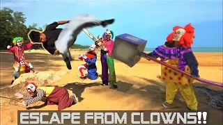 Parkour Chase - THE CLOWNS ARE BACK!!