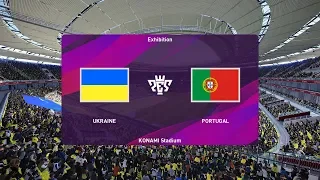 PES 2020 | Ukraine vs Portugal - EURO 2020 Qualification | 14 October 2019 | Full Gameplay HD