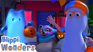 Learning How to Trick or Treat on Halloween! | Blippi Wonders | Educational Cartoons for Kids