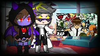 💎La Familia De Soft Gf Demon,Sky 2.0 y Zafiro The Skeleton[💙Mi Au✨]⭐||Reaccionan Al Rap De Ben 10||❄