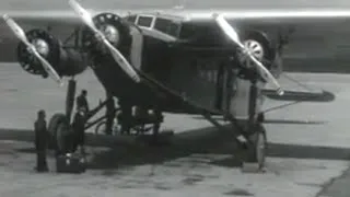 Opening luchtlijn Amsterdam - Hull (1934)