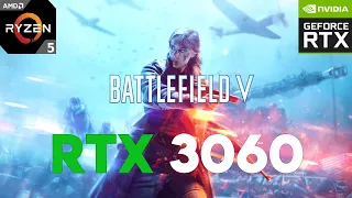 Battlefield V RTX 3060 12GB 1080p, 1440p, 4K