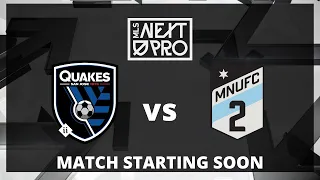 LIVE STREAM: MLS NEXT PRO: Earthquakes II vs MNUFC2 | Sept 3, 2023