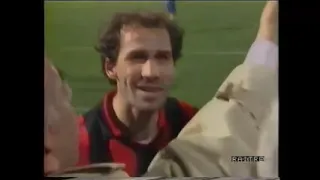 Olympique Marsiglia-Milan 1-0 (3-0 a tavolino) - Coppa Campioni 1990-91 - quarti di finale- ritorno