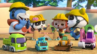 Excavator, Crane Truck, Loader | Construction Vehicles  Song | Kids Song | Kids Cartoon | BabyBus
