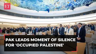 Pakistan leads moment of silence for 'occupied Palestine and elsewhere' at UN Human Rights Council