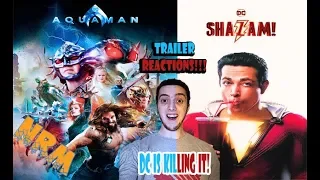 Aquaman and Shazam! Trailer - Reactions!!!