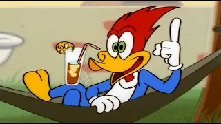 Woody relaxes in the garden | Woody Woodpecker