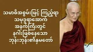 နဂါးဘဝရောက်နေသောဆရာ​တော်၏နှမ (ပြည်ဝိဇ္ဇောဒယဆရာတော် ဦးသီရိဓမ္မ)