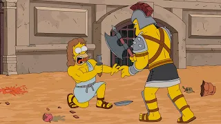 Homero gladiador Los simpsons en Roma P.1 Capitulo