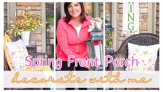 🌸SPRING Front Porch Refresh |  Decorate with Me🏡 2024