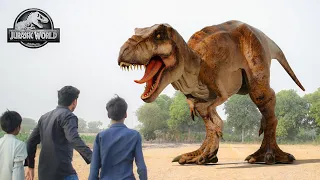 Jurassic World Dominions In Real Life | Jurassic World Dominions Part 3 | T Rex Chase Fan Made Movie