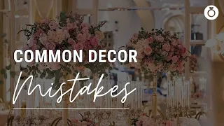 10 Common Wedding Decor Styling MISTAKES & How To Avoid (Or FIX) Them | Planning A Wedding In Ghana