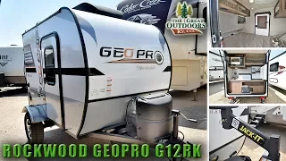 2018 SUPER LITE WEIGHT ROCKWOOD G12RK Geopro Teardrop Travel Trailer