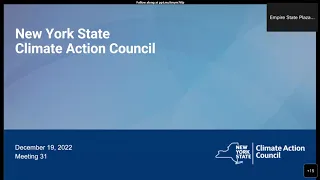 December 19, 2022, Climate Action Council Meeting