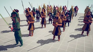 SAMURAI SOLDIERS vs ROMAN ARMY | Totally Accurate Battle Simulator - TABS