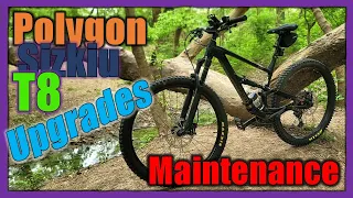 My Polygon Sizkiu T8 gets maintenance and upgrades done. Mountain bike brakes, bottom bracket, fork.