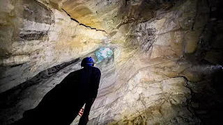 Rappelling Massive 227ft Hole In The Woods To Explore A Hidden Cave