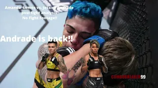 UFC FIGHT NIGHT Amanda Lemos vs. Jessica Andrade post fight analysis, Andrade is back!!