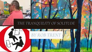 "The Tranquility of Solitude"  - by Rob Trent for the Mouth and Foot Painting Artists (MFPA) UK.