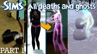 The Sims 3 All Deaths and Ghosts PART 1 (World Adventure-Seasons+Stores!)