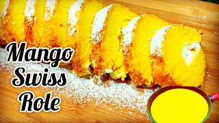 I Have Never Eaten Such Delicious Mango Swiss Rolls || Simple and Easy Recipe In 15 Min